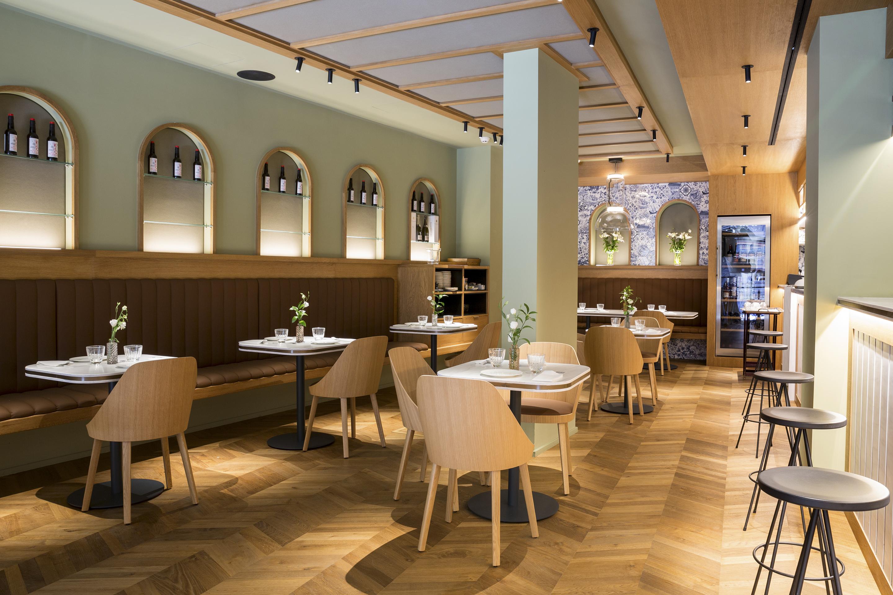 Eme Catedral Mercer Hotel Seville Luaran gambar Restaurant interior