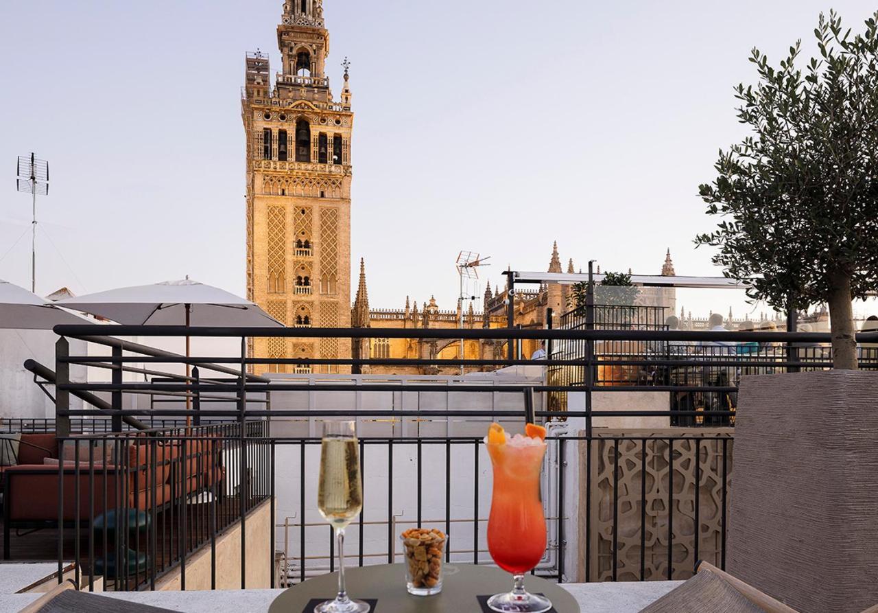 Eme Catedral Mercer Hotel Seville Luaran gambar Rooftop bar